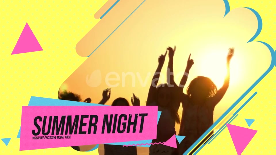 Summer Party Mogrt Pack Videohive 32274699 Premiere Pro Image 6
