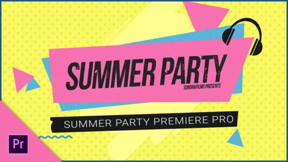 Summer Party Mogrt Pack - Download 32274699 Videohive