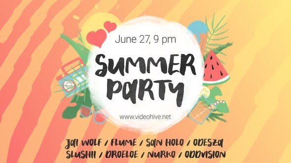 Summer Party Promo - Download Videohive 25815207