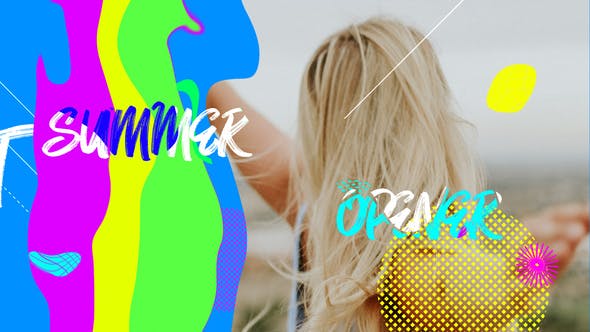 Summer Shapes Promo - 33863214 Videohive Download
