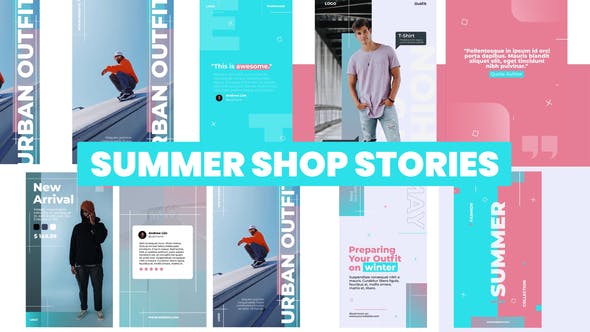 Summer Shop Stories Instagram - Videohive 32282769 Download