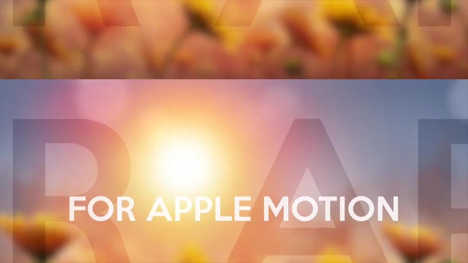 Summer SunShine Apple Motion - Download Videohive 22481798