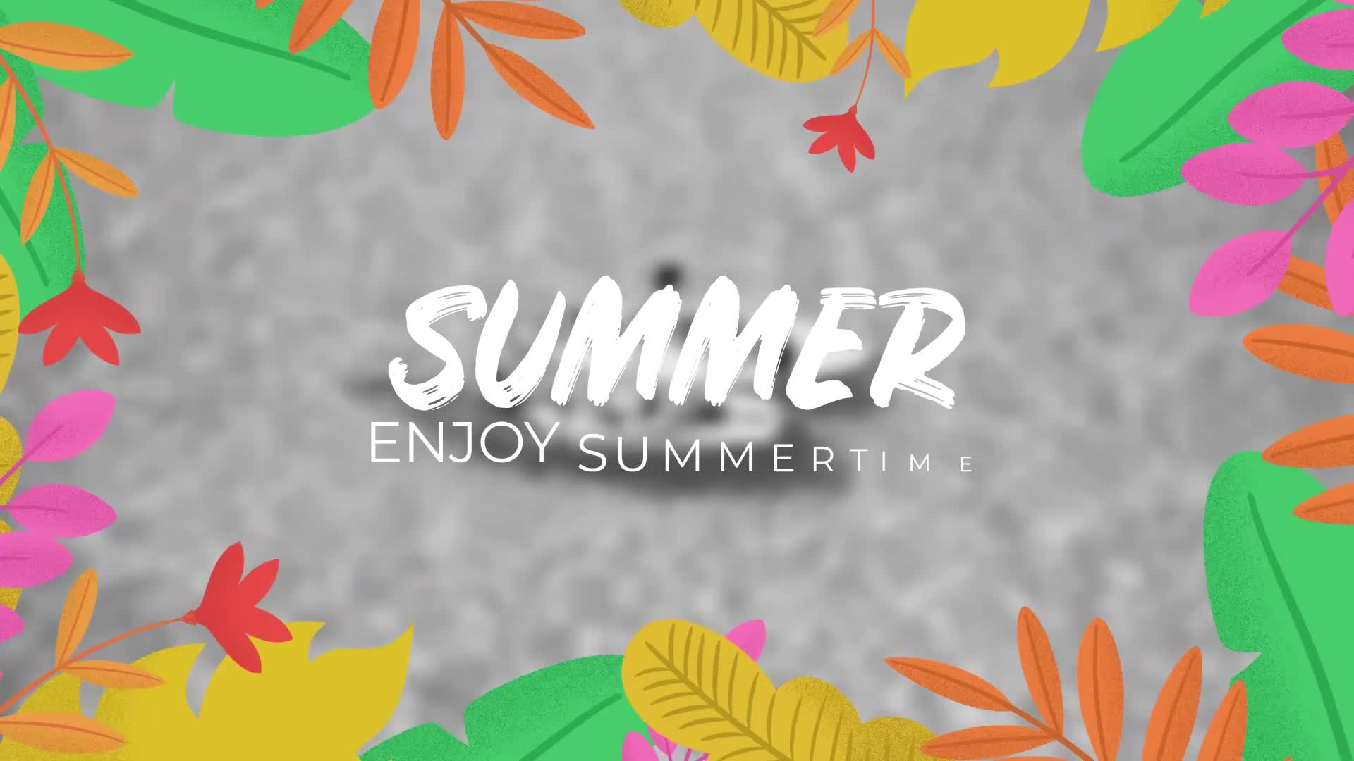 Summer Title Elements Videohive 24473341 After Effects Image 1