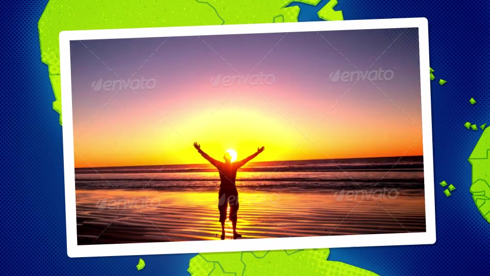 Summer Travel Map Gallery - Download Videohive 7564145