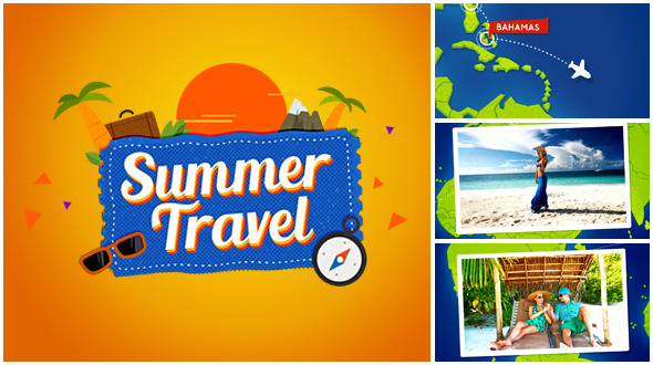 Summer Travel Map Gallery - Download Videohive 7564145