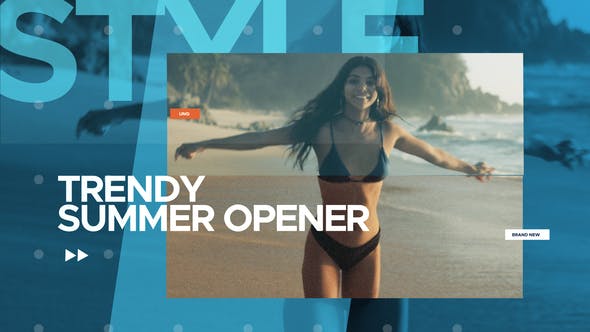 Summer Trendy Opener | After Effects Template - Videohive 33408558 Download
