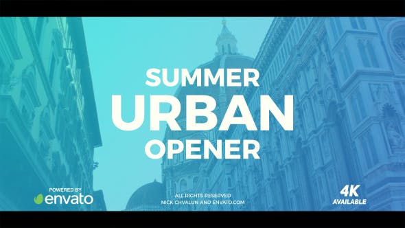 Summer Urban Slideshow - Download 20332265 Videohive