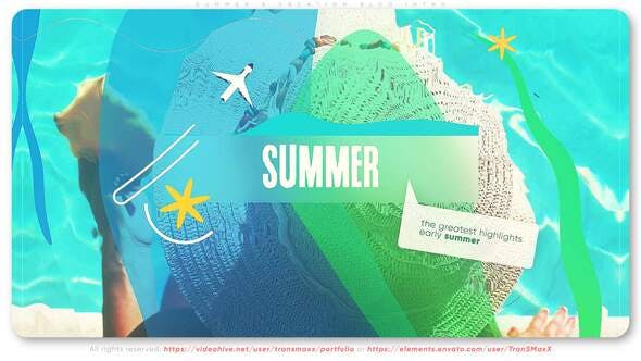 Summer & Vacation Blog Intro - Videohive 32110559 Download