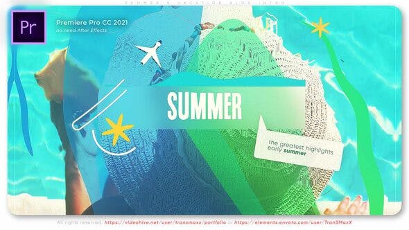 Summer Vacation Blog - Videohive Download 38759405