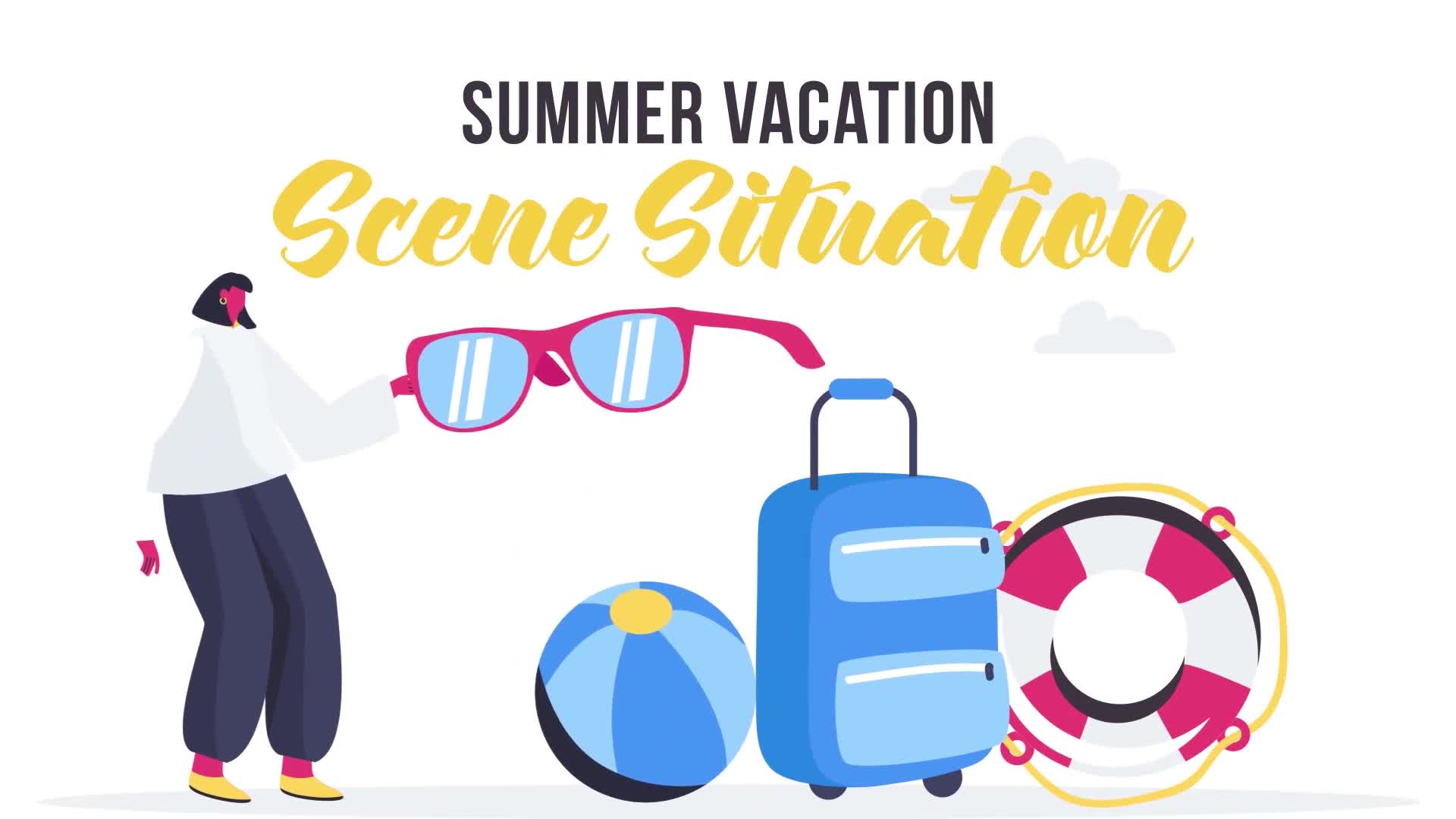 Summer vacation Scene Situation Videohive 27642920 After Effects Image 1