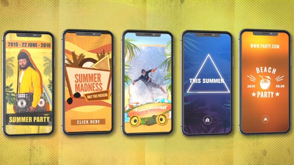 Summer/Beach Tropical Instagram Stories - Videohive 24140684 Download