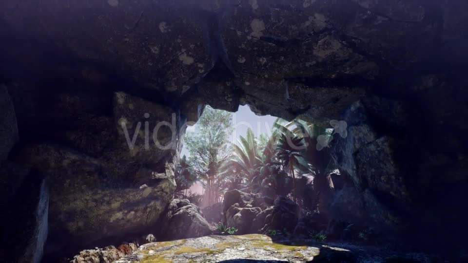 Sun Light Inside Mysterious Cave - Download Videohive 20880621