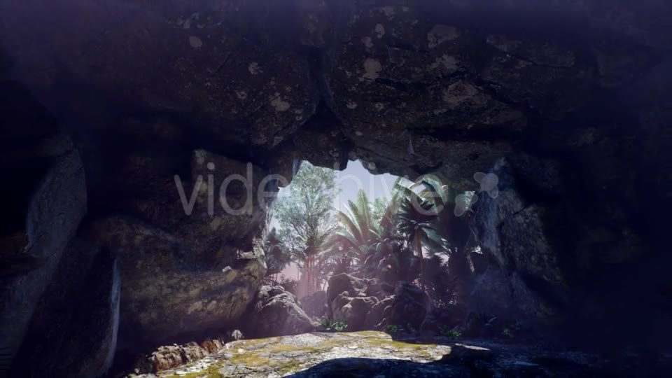 Sun Light Inside Mysterious Cave - Download Videohive 20880621