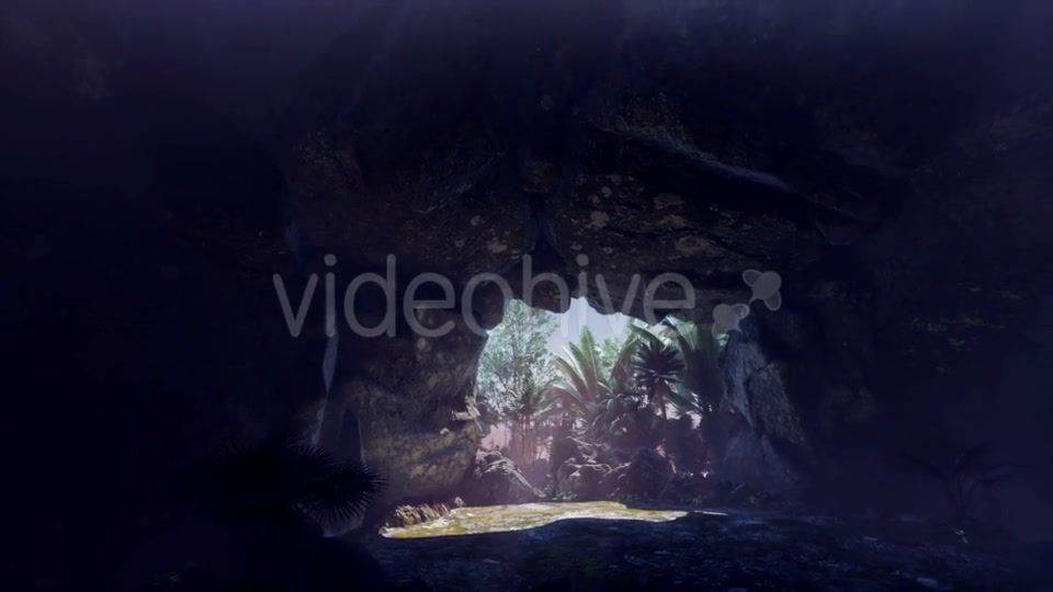 Sun Light Inside Mysterious Cave - Download Videohive 20880621