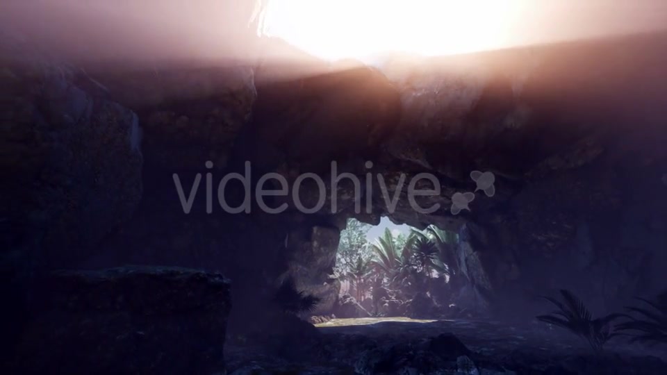 Sun Light Inside Mysterious Cave - Download Videohive 20880621