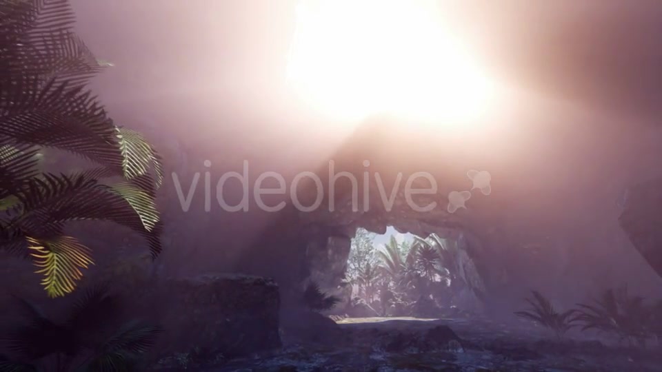 Sun Light Inside Mysterious Cave - Download Videohive 20880621