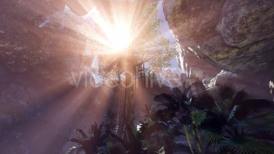 Sun Light Inside Mysterious Cave - Download Videohive 20880627