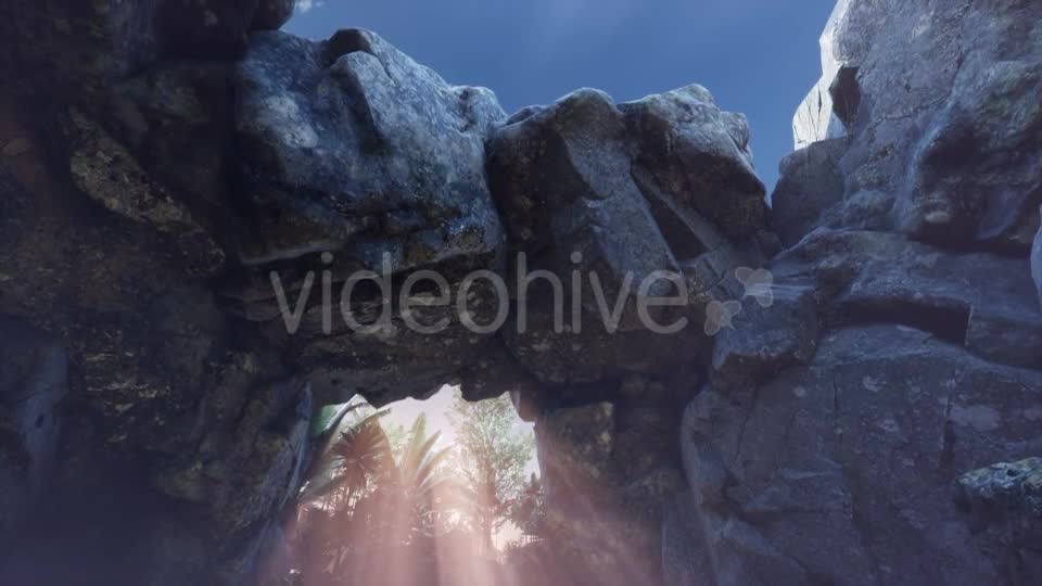 Sun Light Inside Mysterious Cave - Download Videohive 20880636