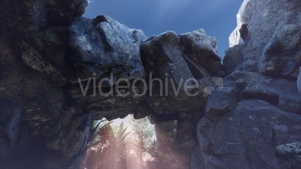 Sun Light Inside Mysterious Cave - Download Videohive 20880636