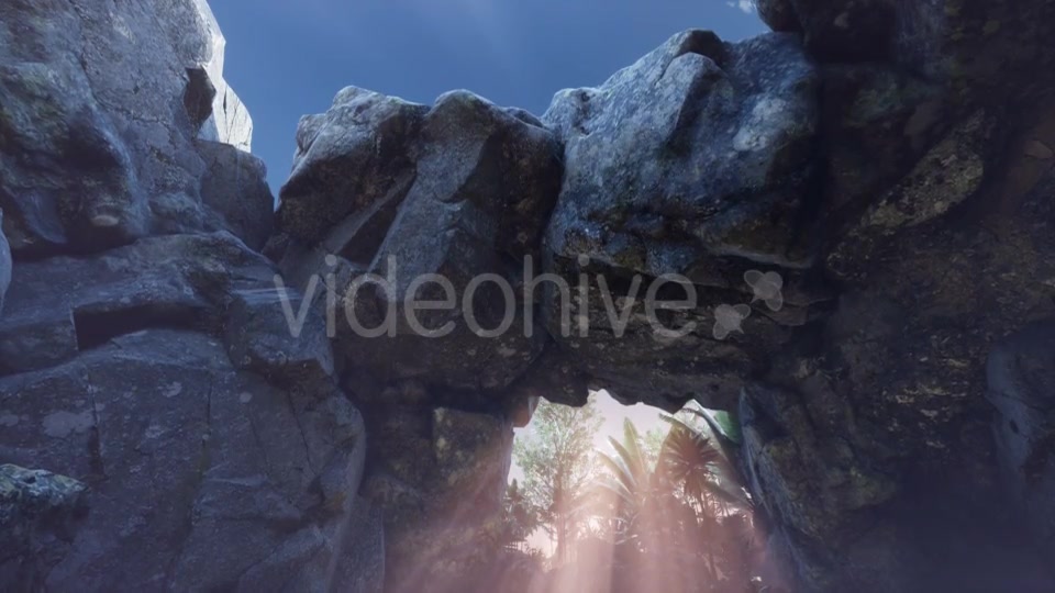 Sun Light Inside Mysterious Cave - Download Videohive 20906435