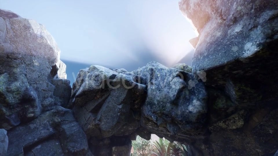 Sun Light Inside Mysterious Cave - Download Videohive 20906435