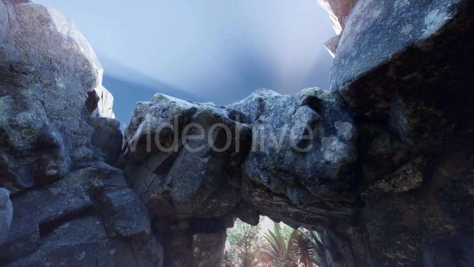 Sun Light Inside Mysterious Cave - Download Videohive 20906435