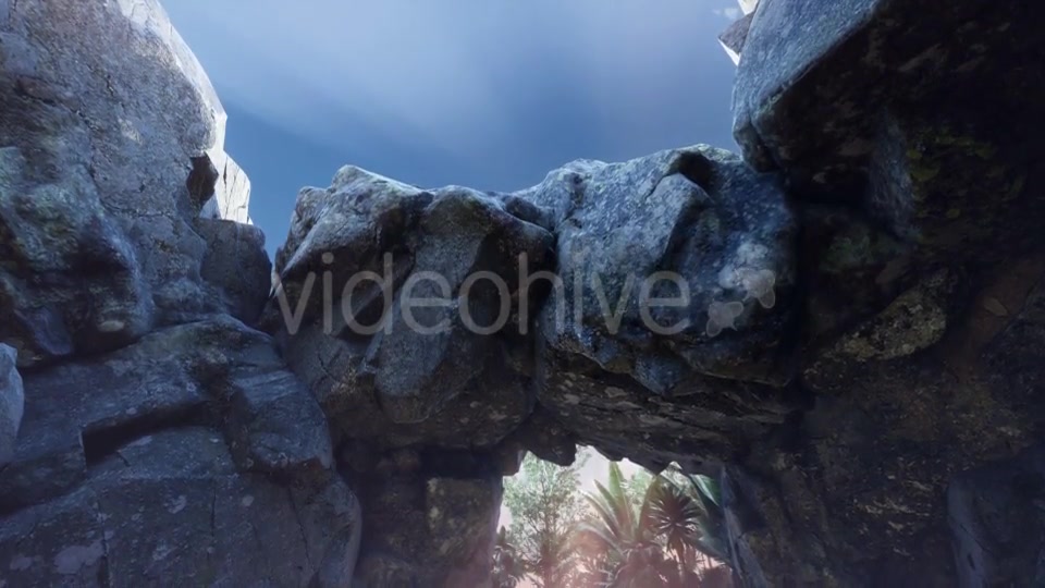 Sun Light Inside Mysterious Cave - Download Videohive 20906435