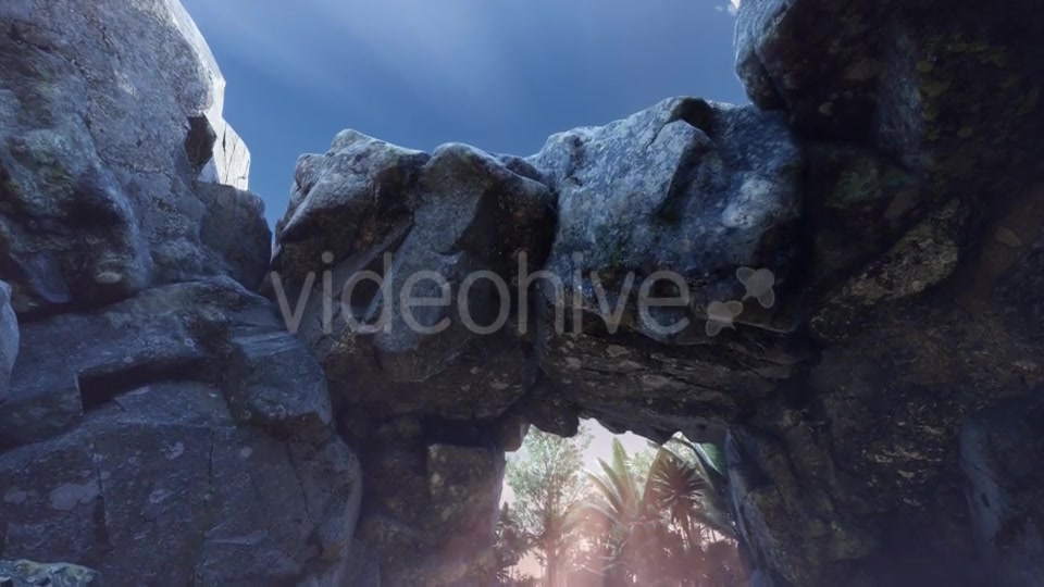 Sun Light Inside Mysterious Cave - Download Videohive 20906435