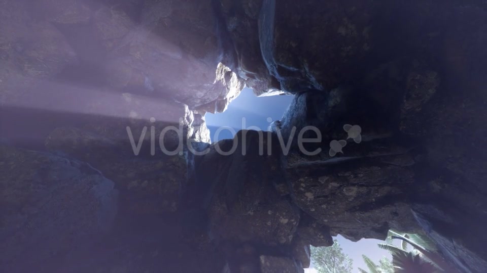 Sun Light Inside Mysterious Cave - Download Videohive 20907704