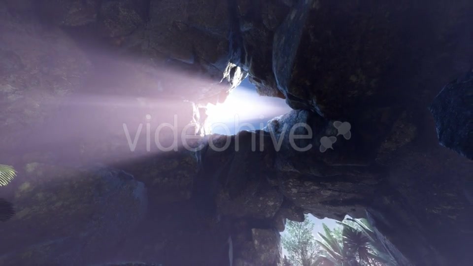 Sun Light Inside Mysterious Cave - Download Videohive 20907704