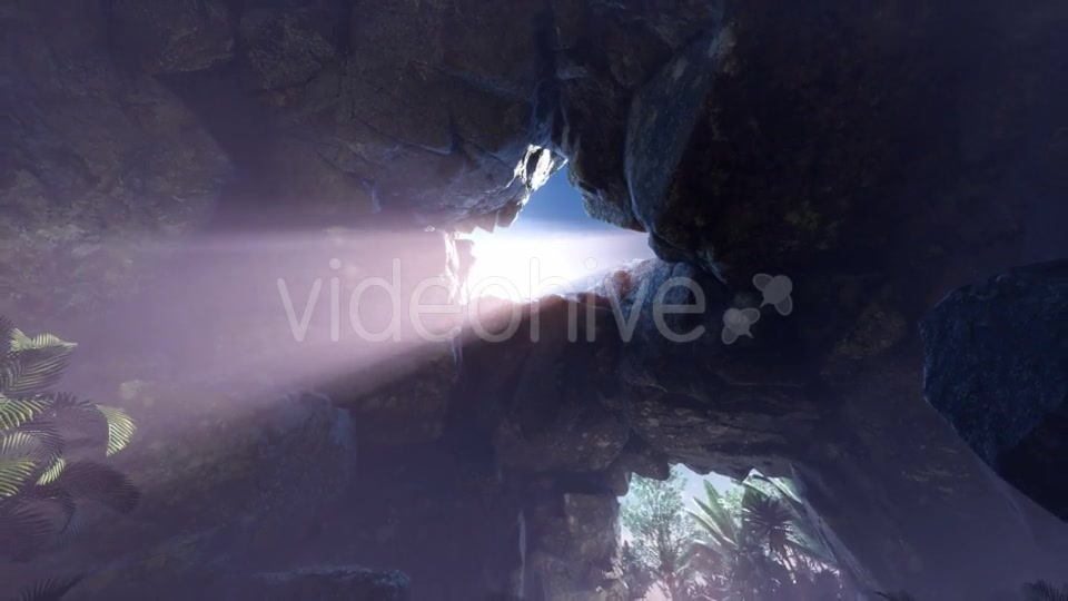 Sun Light Inside Mysterious Cave - Download Videohive 20907704