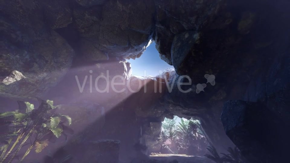 Sun Light Inside Mysterious Cave - Download Videohive 20907704