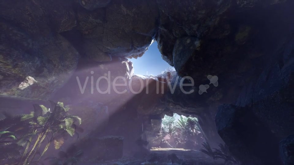 Sun Light Inside Mysterious Cave - Download Videohive 20907704