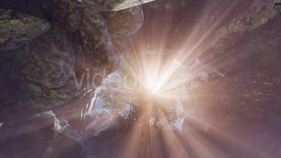 Sun Light Inside Mysterious Cave - Download Videohive 20920602