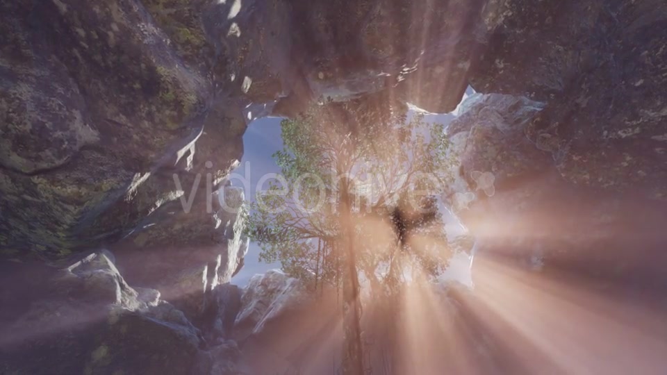 Sun Light Inside Mysterious Cave - Download Videohive 20920602