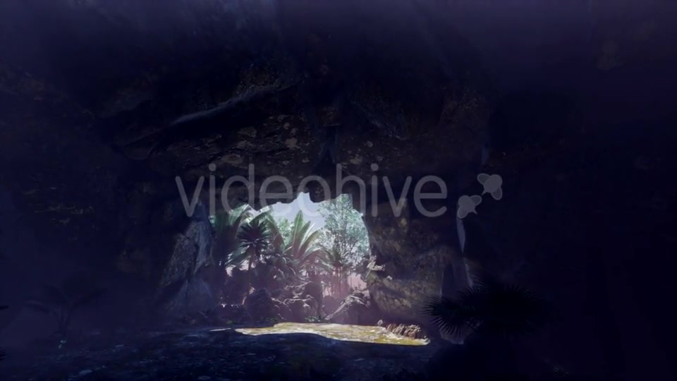 Sun Light Inside Mysterious Cave - Download Videohive 20943436