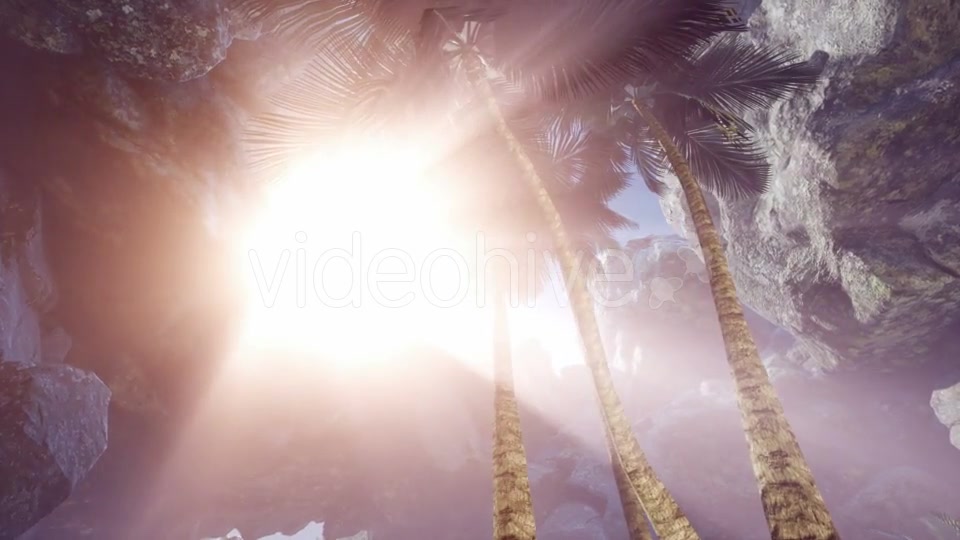 Sun Light Inside Mysterious Cave - Download Videohive 20967415