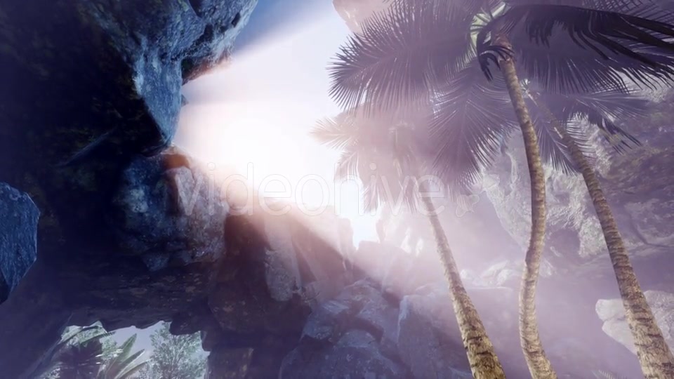 Sun Light Inside Mysterious Cave - Download Videohive 20967415