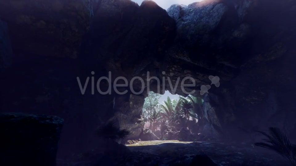 Sun Light Inside Mysterious Cave - Download Videohive 20967429