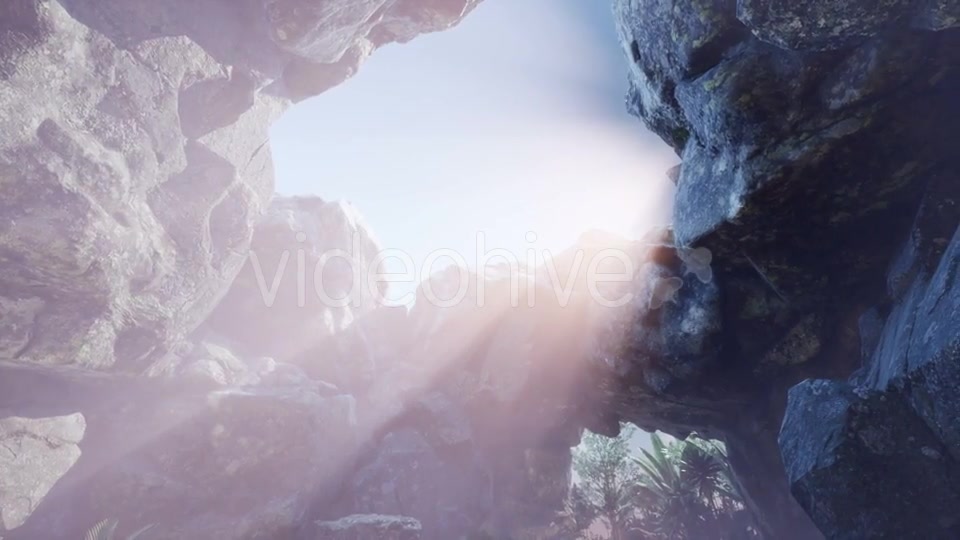 Sun Light Inside Mysterious Cave - Download Videohive 20967520