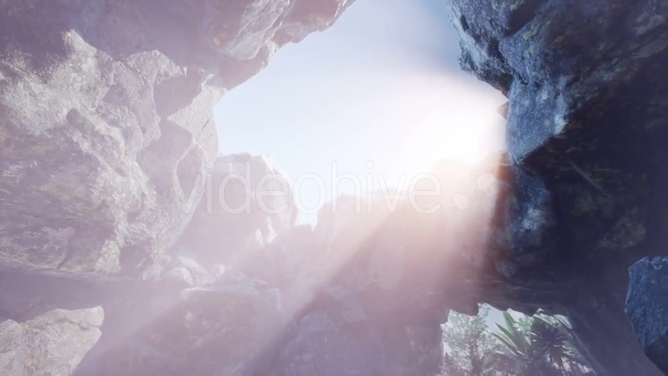 Sun Light Inside Mysterious Cave - Download Videohive 20967520