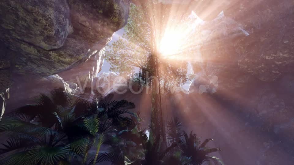 Sun Light Inside Mysterious Cave - Download Videohive 21041336