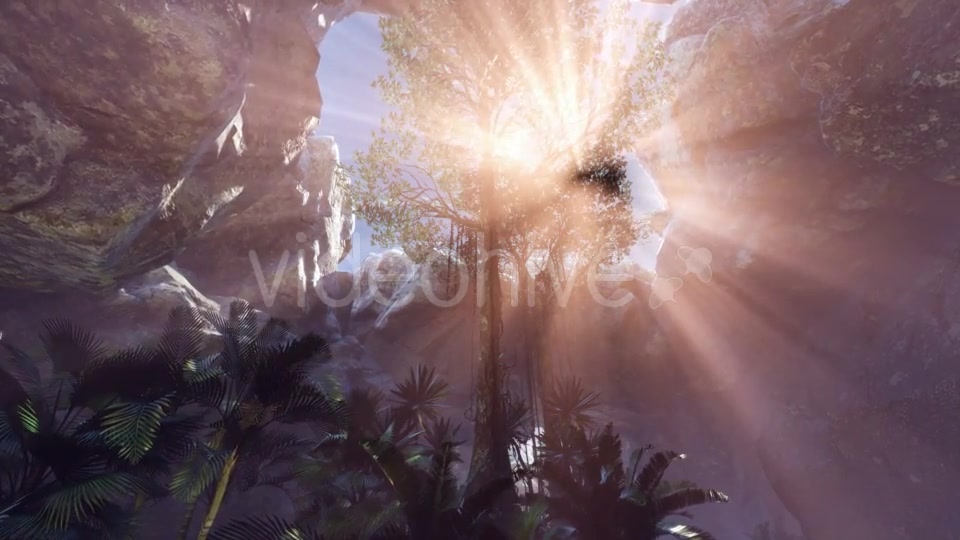 Sun Light Inside Mysterious Cave - Download Videohive 21041336