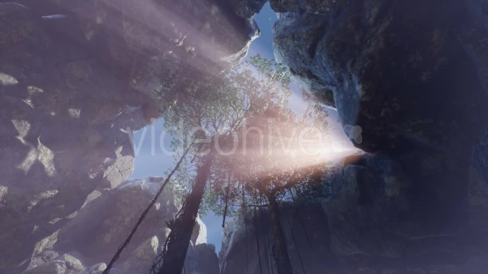 Sun Light Inside Mysterious Cave - Download Videohive 21082393