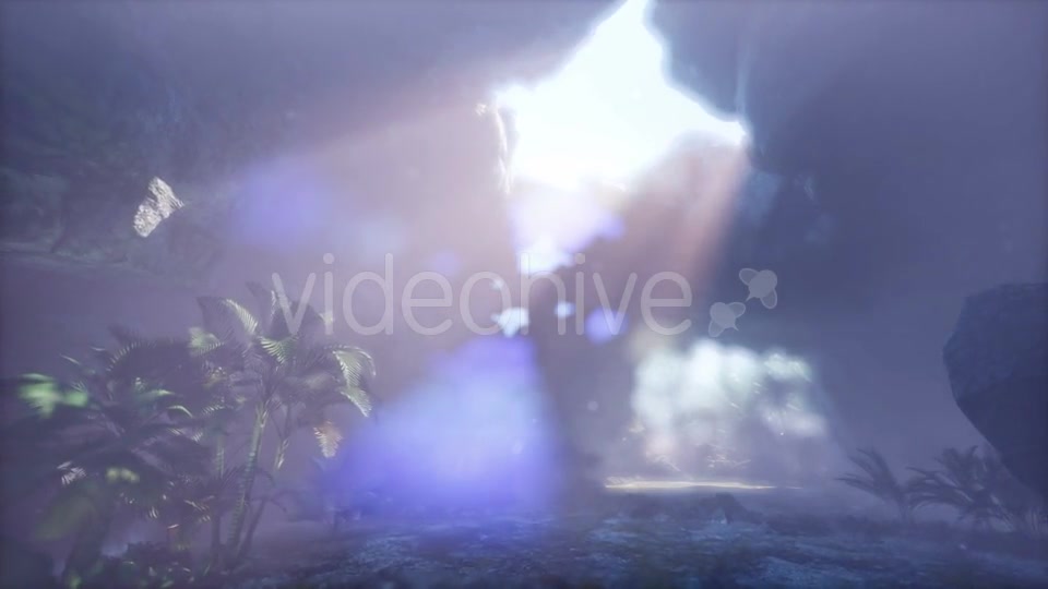 Sun Light Inside Mysterious Cave - Download Videohive 21264324