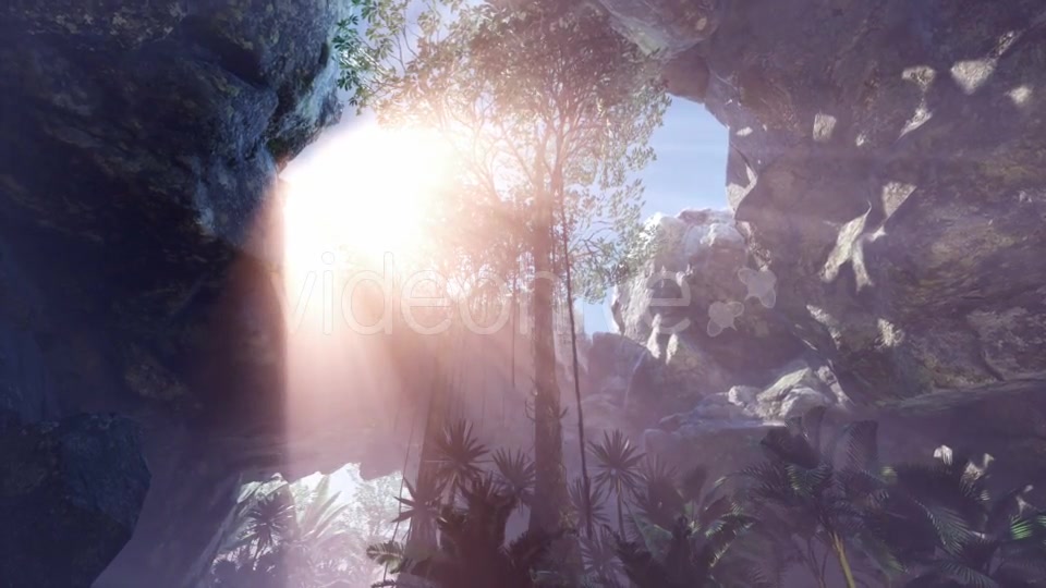 Sun Light Inside Mysterious Cave - Download Videohive 21297632