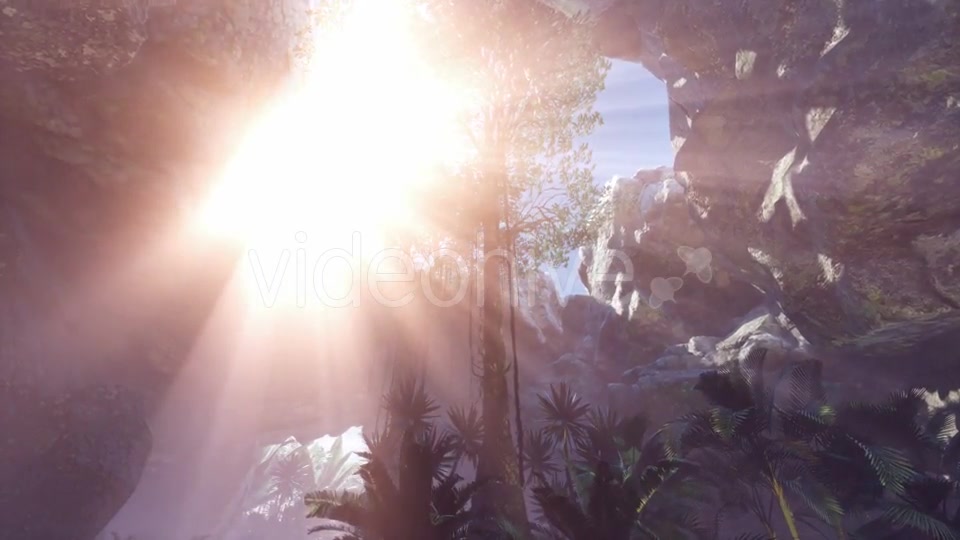 Sun Light Inside Mysterious Cave - Download Videohive 21297632