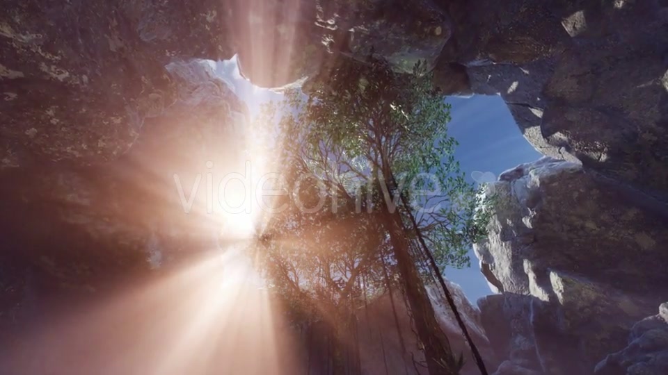 Sun Light Inside Mysterious Cave - Download Videohive 21313948