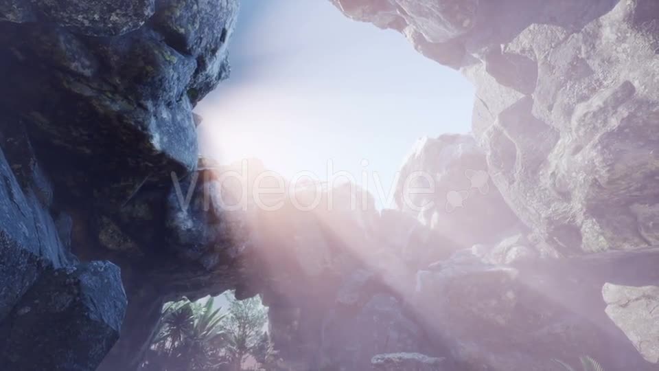 Sun Light Inside Mysterious Cave - Download Videohive 21389063