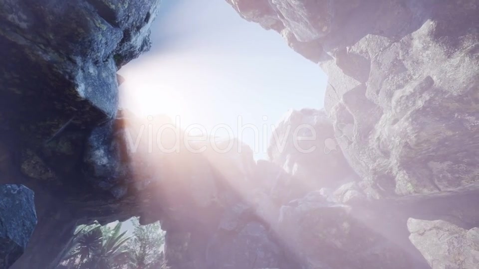 Sun Light Inside Mysterious Cave - Download Videohive 21389063